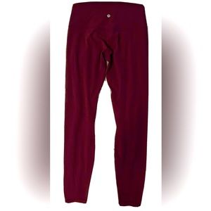 NEW Lululemon Align 28” Legging Red Merlot size 10
